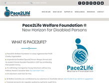 Tablet Screenshot of pace2life.org